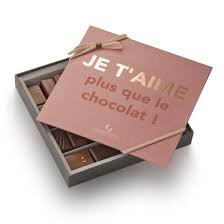 je t'aime plus que le chocolat